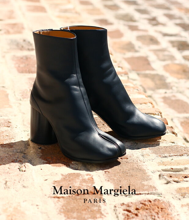 Maison Margiela メゾン マルジェラ 【レディース】TABI BOOTS(22cm〜25cm) タビブーツ  ショートレザーブーツ ブーティー 革靴 ウーマン S58WU0161 【ANN】 ＡＲＫｎｅｔｓ