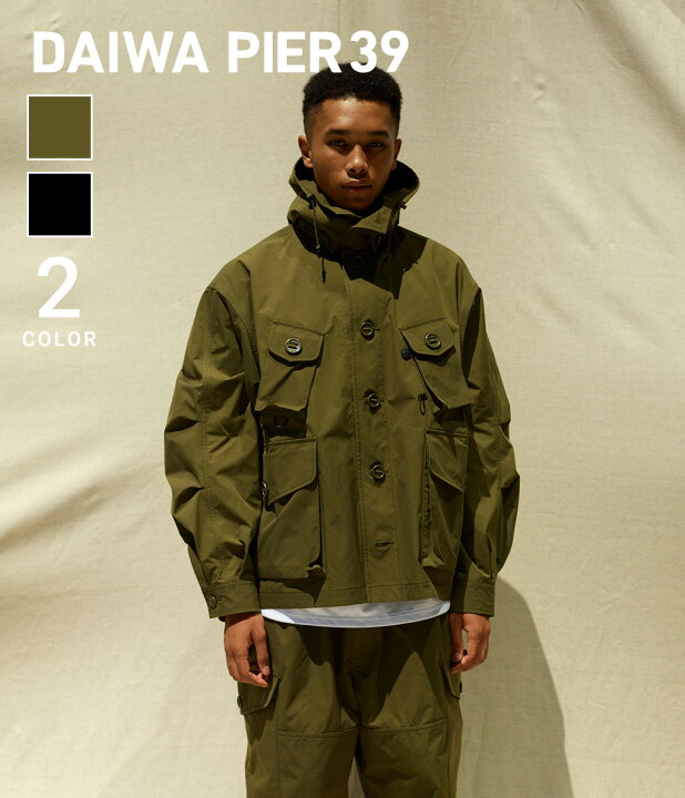 楽天市場 Daiwa Pier39 ダイワ ピアサーティナイン Tech Canadian Fatigue Jacket テック カナディアン ファティーグジャケット フィッシング仕様 釣り パラシュートボタン サングラスホルダー ピンオンリールホルダー ブルゾン メンズ Bj Pie Rea