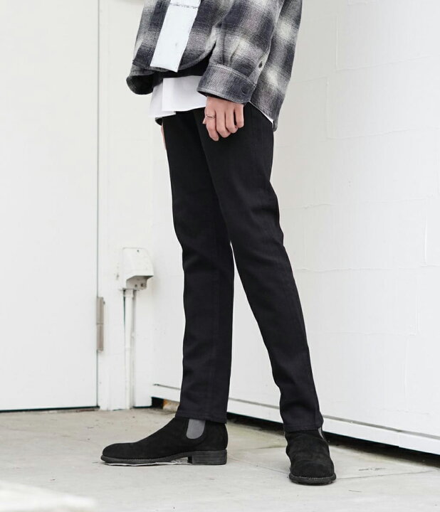 楽天市場】[SALE]MINEDENIM : N.Slim Tapered STR 5pocket OWS 