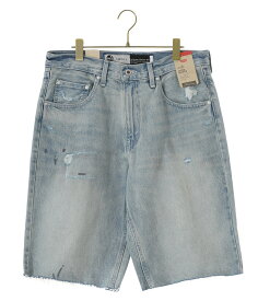 LEVI'S / リーバイス : SILVERTAB LOOSE SHORT : シルバータブ ルーズ ショーツ デニム デニムパンツ パンツ ハーフパンツ 90年代 ユニセックス ルーズストレート オールモスト ヴィンテージ風 コットン100％ ダメージ加工 : A3667-0004【AST】