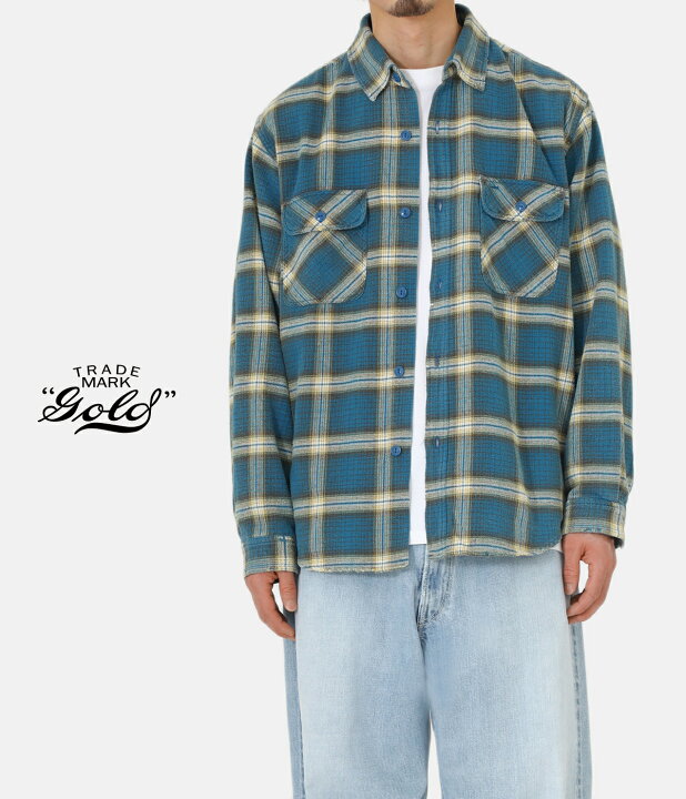 楽天市場】東洋エンタープライズ GOLD : SOFT TWILL CHECK WORK SHIRT 