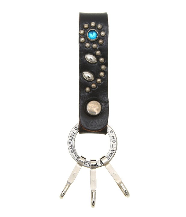 楽天市場 サマーキャンペーン Htc エイチティーシー N J Ring Key Holder 32 Stone エヌアンドジェー リング キーホルダー 32 ストーン スタッズ 牛革 レザー ハンドメイド 32 Stone Ast ａｒｋｎｅｔｓ