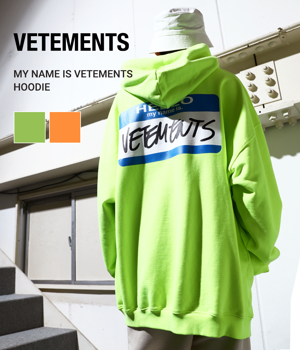 【楽天市場】【送料無料】VETEMENTS / ヴェトモン : MY NAME IS 