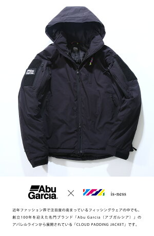 楽天市場 P10倍 Abu Garcia アブガルシア Cloud Padding Jacket 全2色 クラウド パディング ジャケット Is Ness イズネス コラボレーション コラボ ジャンパー ブルゾン 中綿 防水 ストレッチ オーバーサイズ オーバーシルエット メンズ 21aab 0001 Noa
