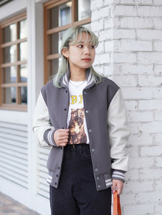 楽天市場】[SALE]Scye : [レディース]Super140 Wool Melton Varsity 