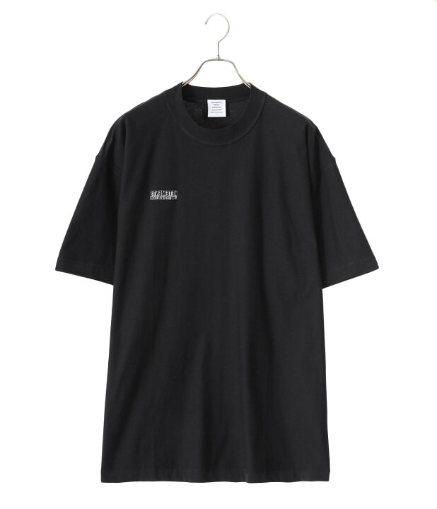 楽天市場】[SALE]VETEMENTS : ALL BLACK INSIDE-OUT T-SHIRT 