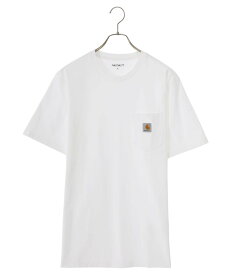 【送料無料】Carhartt WIP / カーハート ワークインプログレス : S/S POCKET T-SHIRT / 全2色 : ブラック ホワイト カットソー 定番 レギュラ コットン ボディ シンプル シンボリック レギュラーフィット ジャージー アクセント : I030434【REA】【コンパクト】