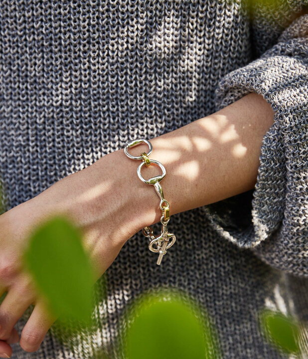 楽天市場】LAVER : [ONLY ARK]別注 FOUR BIT CHAIN BRACELET / 全2色  