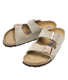 BIRKENSTOCK / ビルケンシュトック : Arizona SFB Suede Taupe (ナロー) : アリゾナ スェード サンダル フットウェア ビーチ アウトドア : BST-0951303【STD】