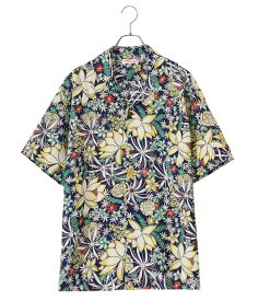 SUN SURF / サンサーフ : “LEILANI” S/S RAYON HAWAIIAN SHIRT : レイラニ レーヨン ハワイアン シャツ アロハ アロハシャツ 半袖シャツ トップス 半袖 シャツ ドン・ブランディング ヴィンテージ レーヨン 抜染プリント 日本製 : SS39016【STD】