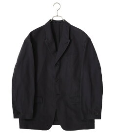 The Stylist Japan / ザ スタイリストジャパン : DUCK CLOTH PEAKED JACKET : ダッククロスピークドジャケット アウター ピークドラペル仕様 セットアップ ウォッシュ 上品 ピークドラペル ダック生地 メンズ : DUCK-CLOTH-PEAKED-JK【ARK】