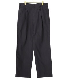 The Stylist Japan / ザ スタイリストジャパン : DUCK CLOTH TROUSERS : ダック クロス トラウザース スーツ セットアップ ワーク ボトムス 1タック オリジナルダックトラウザー ウォッシュ 柔軟さ メンズ : DUCK-CLOTH-TROUSERS【ARK】