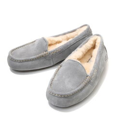 【送料無料】UGG / アグ : 【レディース】Ansley(アンスレー) / 全4色 : ムートン ドライビングシューズ スリッポン ファー モカシン シューズ スレート ライトグレー チェスナット ブラウン 耐久性 スエード 室内外兼用 モダン カジュアル : 3312【DEA】