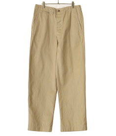 orSlow / オアスロウ : VINTAGE FIT ARMY TROUSERS(UNISEX) : ヴィンテージ フィット アーミー トラウザー チノパン ミリタリー アメリカ軍 軍パン 軍チノ メンズ : 03-V5361-40【STD】