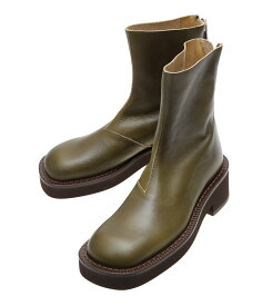 【送料無料】MM6 Maison Margiela / エムエムシックス メゾンマルジェラ : 【レディース】ANKLE BOOT : アンクル ブーツ スクエアトゥブーツ ラバー ショート ブーツ ラバーソール バックジップ スクエアトゥ ブラック イタリア製 : S66WU0099【ANN】