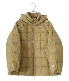 DANTON / ダントン : 【レディース】Square stitch DOWN HOODED JACKET / 全3色 : スクエア ステッチ フーディ ダウンジャケット アウター ダウン フード カジュアル タウンユース 長袖 レディース 保温 ラグラン Aライン : DT-A0191【DEA】