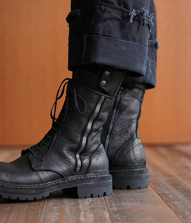 楽天市場】GUIDI : LACED UP AND SIDE ZIP : ER01V-STANDARD[RIP  