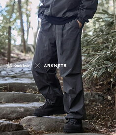 [送料無料]Goldwin : 別注 Dope Dyed Rip-stop Wide Pants : ONLYARK-3-2507[PIE][REA]