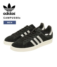 adidas Originals / アディダス オリジナルス : CAMPUS80s : アディダス キャンパス80s シューズ スニーカー スリーストライプス トレフォイル ロゴ レトロ ミッドソール ヌバックアッパー デイリーユース メンズ ブラック 定番 : GX7330【PIE】