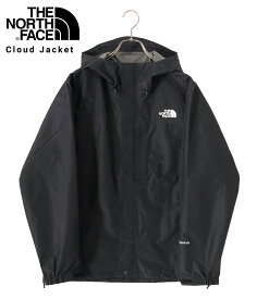 THE NORTH FACE / ザ ノースフェイス : Cloud Jacket : シェルジャケット 防水 軽量 アウター ブルゾン ジャンパー メンズ ブラック GORE-TEX フード ジップアップ スタッフサック付 アウトドア キャンプ タウンユース : NP62305【REA】