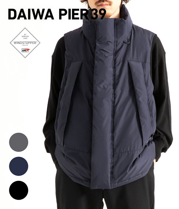 楽天市場】DAIWA PIER39 : GORE-TEX WINDSTOPPER FIELD DOWN VEST / 全  
