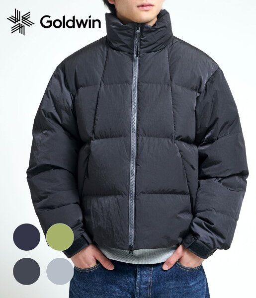 [送料無料]Goldwin : Dope Dyed Ripple Nylon Down Jacket / 全4色 : GL25339[PIE][REA][U]