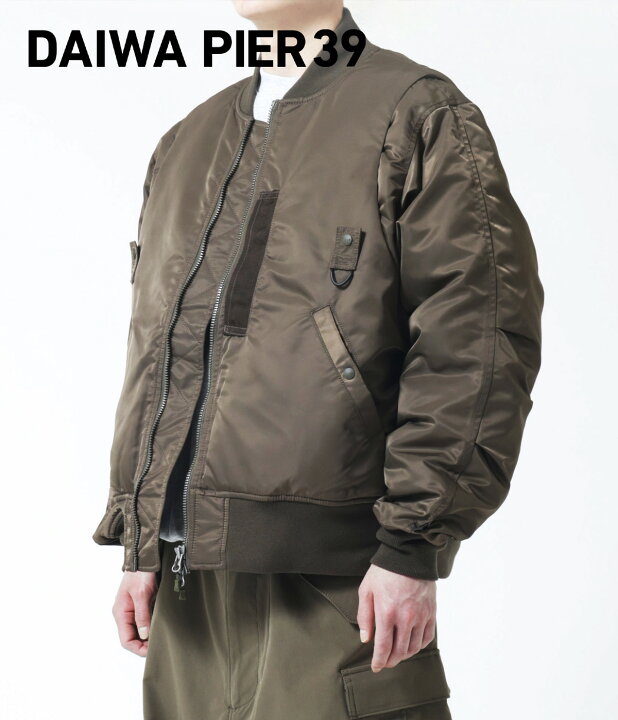 楽天市場】[送料無料]DAIWA PIER39 : TECH 2WAY MA-1 DOWN JACKET : BW 