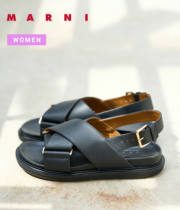 楽天市場】MARNI / マルニ : 【レディース】FB CRISCROSS SANDAL  