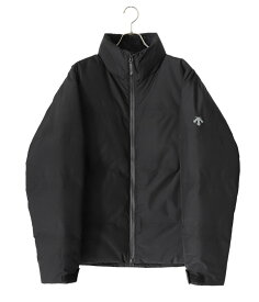 DESCENTE ALLTERRAIN / デサントオルテライン (水沢ダウン) : GORE INFINIUM DOWN JACKET : ゴアテックス インフィニアム ダウン ジャケット スタンドカラー 750フィルパワー 撥水 保温 防風 ブラック 黒 フルジップ : DOMWGC44【NOA】