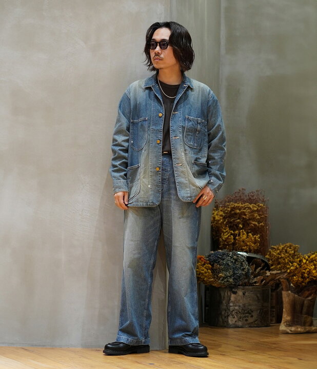 楽天市場】[送料無料]marka : U.S.ARMY DENIM PANTS - organic cotton 