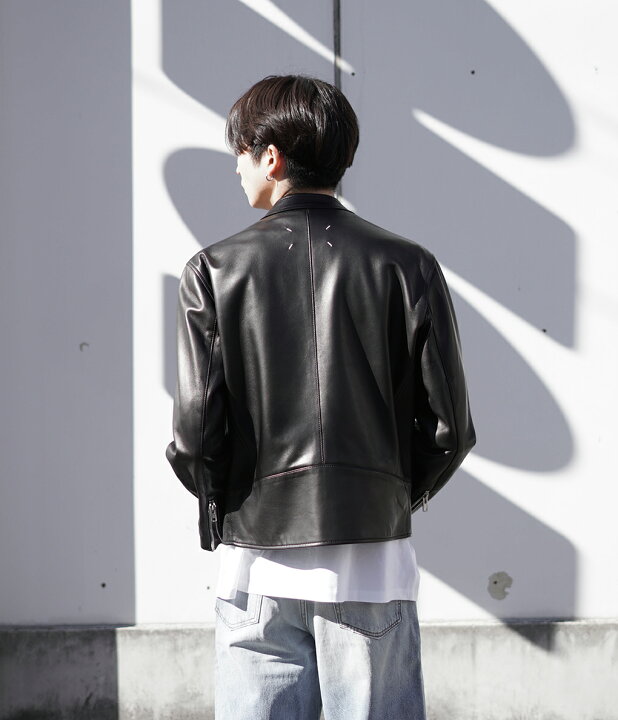 楽天市場】Maison Margiela : 5-ZIP LEATHER JACKET : S50AM0489  