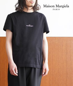 Maison Margiela / メゾン マルジェラ : T-SHIRT / 全2色 : ティーシャツ Tシャツ ロゴTシャツ トップス カットソー 半袖 ワンポイント クルーネック シンプル カジュアル タグ コットン ブランドTシャツ ギフト : S30GC0701【RIP】