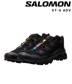 SALOMON SNEAKERS / サロモンスニーカーズ : XT-6 ADV : サロモンスニーカーズ エックス ティー シックス アドバンス スニーカー シューズ クッション性 耐久性 メンズ レディース ユニセックス アウトドア ブラック 黒 : L41086600 【WAX】【ANN】【REA】