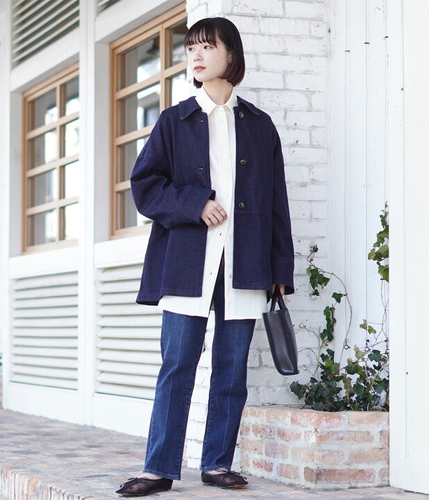 楽天市場】CLANE : [レディース]DENIM OVER JACKET : 16103-0512[DEA  
