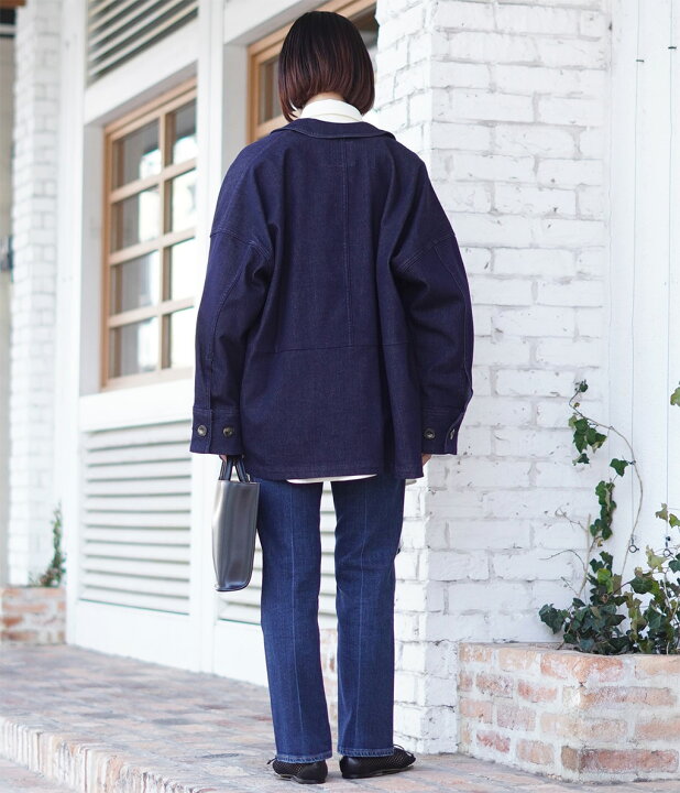 楽天市場】CLANE : [レディース]DENIM OVER JACKET : 16103-0512[DEA  