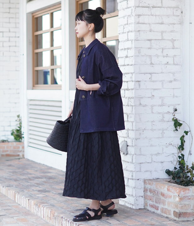 楽天市場】CLANE : [レディース]DENIM OVER JACKET : 16103-0512[DEA 