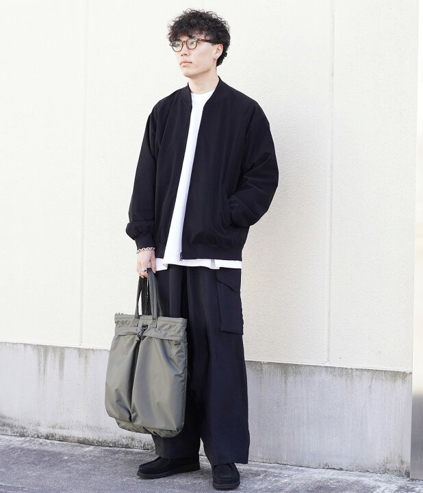 楽天市場】[SALE]ATON : STRETCH WOOLY NYLON FLIGHT JACKET 