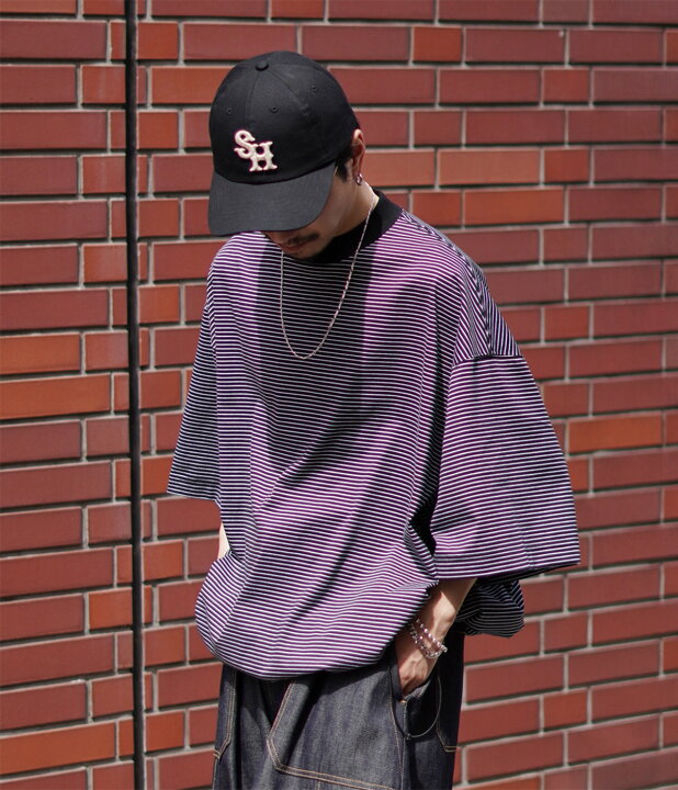 楽天市場】is-ness : BALLOON BORDER SHORT SLEEVE T-SHIRT / 全3色  