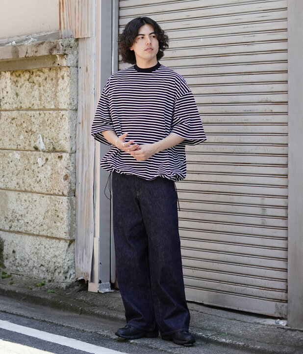 楽天市場】is-ness : BALLOON STRIPES T SHIRT / 全3色 : 31SSSH05-2  