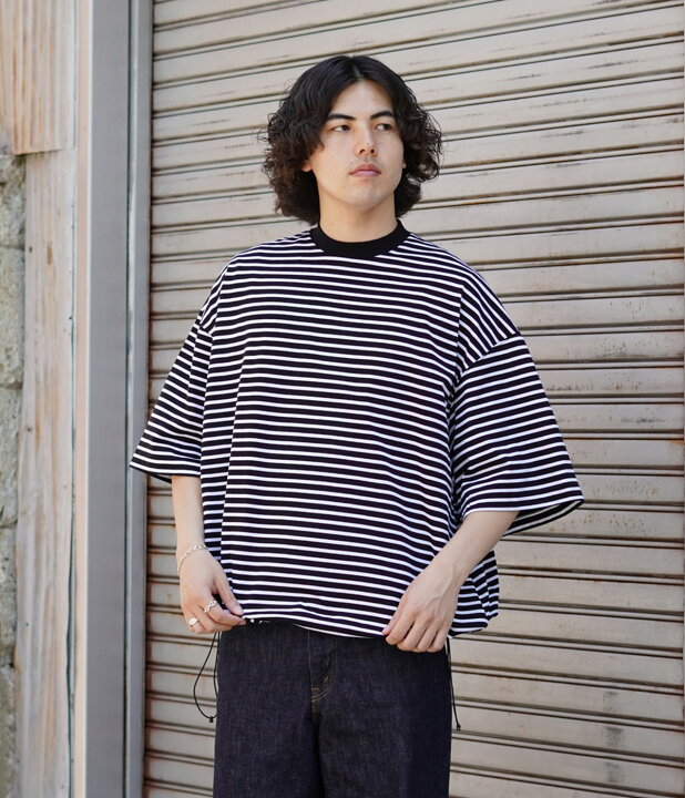 楽天市場】【P10倍】is-ness / イズネス : BALLOON STRIPES T SHIRT 