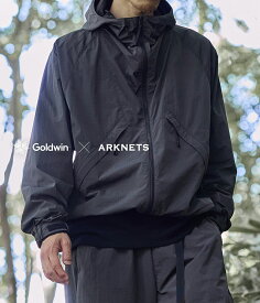 [送料無料]Goldwin : 別注 Dope Dyed Rip-stop Hooded Jacket : ONLYARK-1-2518[PIE][REA]