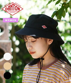 【送料無料】DANTON / ダントン : 【レディース】BUCKET HAT / 全3色 : バケット ハット バケットハット ユニセックス 帽子 ヘッドウェア アイボリー オールシーズン ストラップ付 フェス 観戦 登山 ポリエステル カジュアル ストリート アウトドア : DT-H0047【DEA】