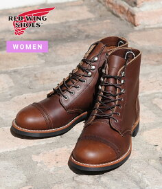 【送料無料】RED WING / レッドウィング : 【レディース】Iron Ranger womens : アイアンレンジャー ワークブーツ ショート ブーツ レザーシューズ 靴 革靴 レディース ブラウン ラウンドトゥ 耐久性 アメリカ製 タウンユース カジュアル : 3365【DEA】