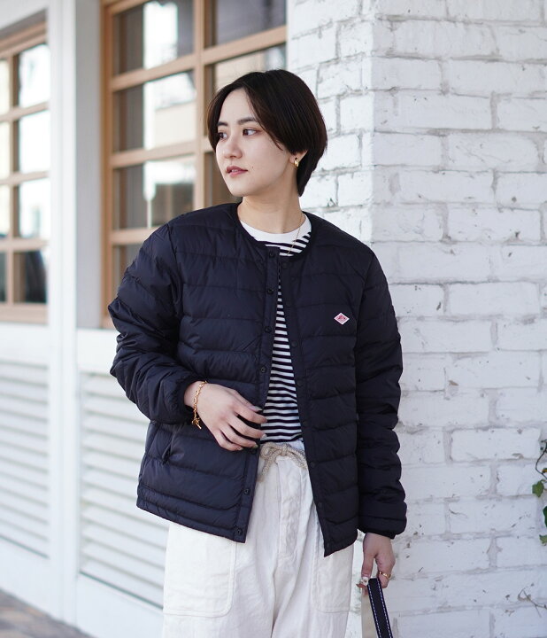 楽天市場】DANTON : [レディース]CREW NECK INNER DOWN JACKET / 全6色  