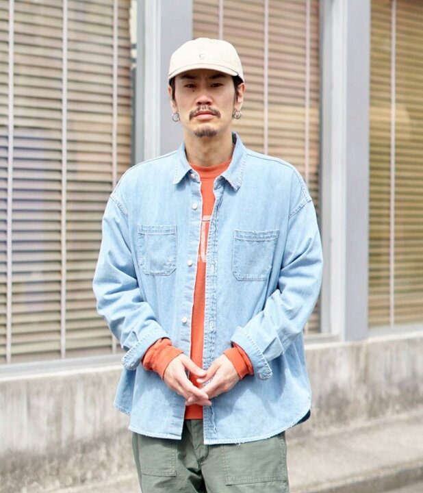 楽天市場】REMI RELIEF NAVY LABEL : 7.5oz デニムシャツ 