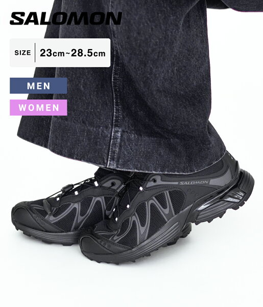 [送料無料]SALOMON SNEAKERS : XT-WHISPER Black/Black/Asphalt : L47762000[DEA][WAX][REA][U]