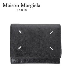 【送料無料】【正規品】Maison Margiela / メゾン マルジェラ : Zip Compact tri fold wallet : ジップ コンパクト トゥライ フォールド ウォレット 財布 三つ折り レザー 札入れ コインポケット 本革 ギフト プレゼント ブラック : SA3UI0017-P4745【BJB】