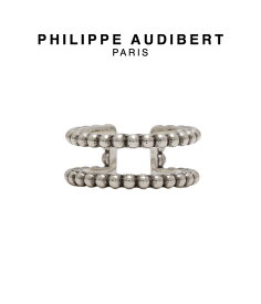 PHILIPPE AUDIBERT /フィリップオーディベール : Abott ring(brass silver color)-BG1800- : リング アクセサリー ブラス シルバーカラー : BG1800【DEA】【宅急便コンパクト】