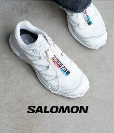 SALOMON SNEAKERS / サロモン アーバン : XT-6 ADV : エックス ティー シックス アドバンス スニーカー シューズ 靴 メンズ レディース WHITE ホワイト 白 アウトドア トレイルランニング トレッキングシューズ スポーティー ボリューム : L41252900 【WAX】