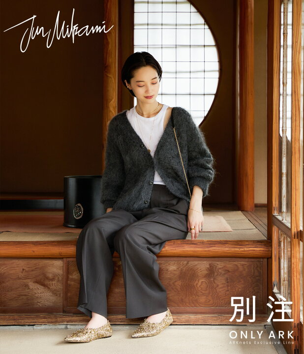 楽天市場】[送料無料]JUN MIKAMI : [レディース]別注 モヘア Vネック  